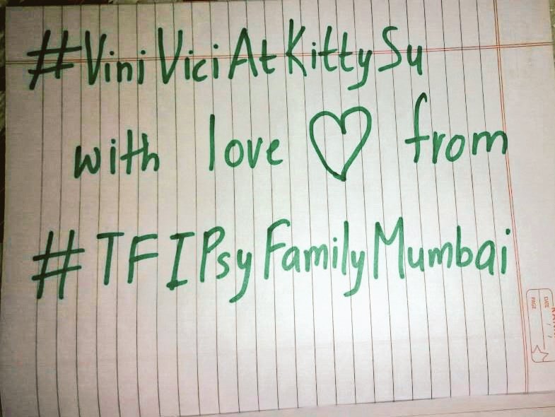 kunal_patel4u's tweet photo. @KittySuIndia @sound4infinity 
Here it is! 😊😊
 #ViniViciAtKittySu  #TFIPsyFamilyMumbai! #TFIContest https://t.co/qLyw5srpUc