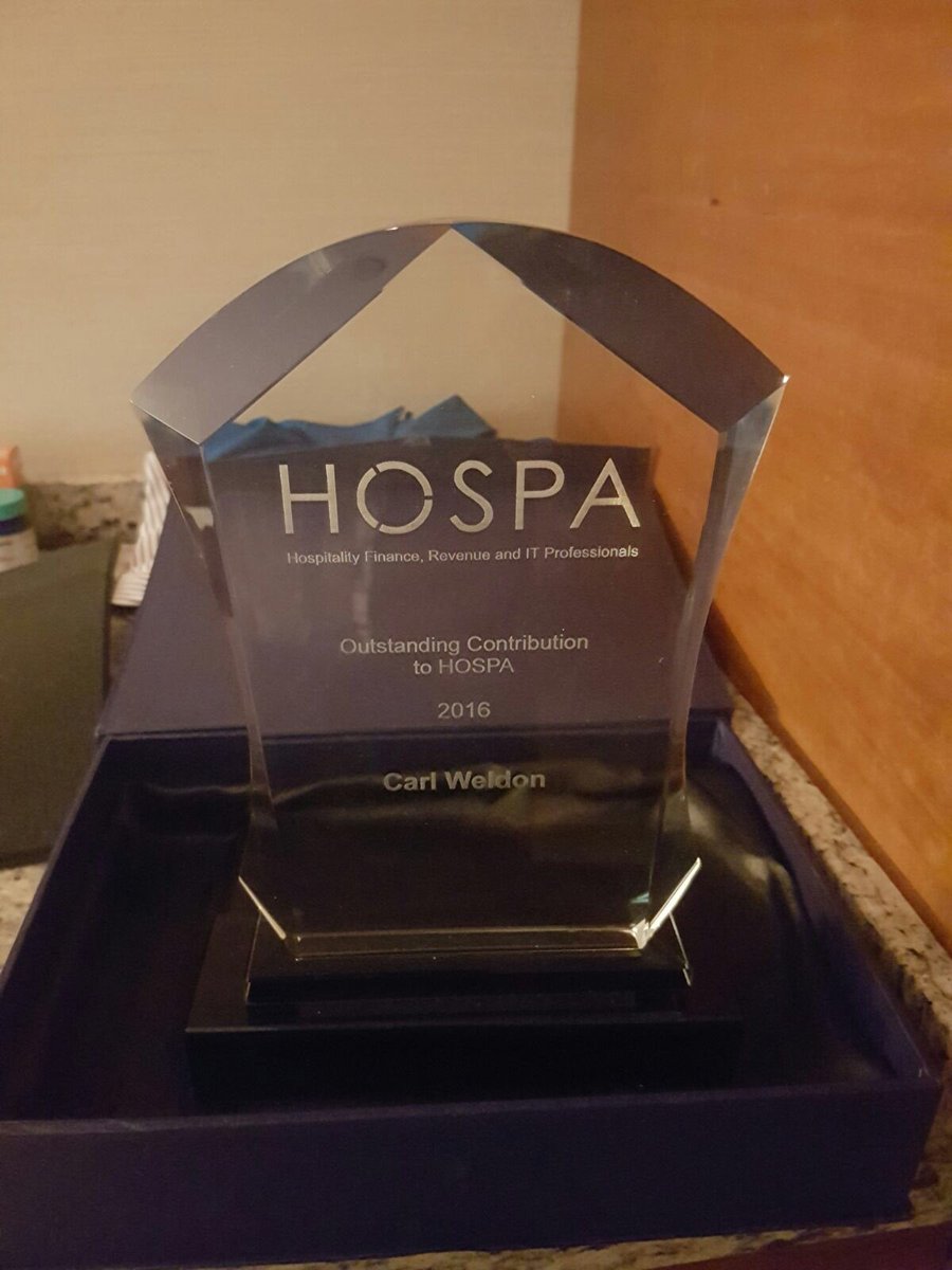 CarlWel's tweet photo. Feeling very humbled and honoured this morning. Great to see so many friends yesterday at #HOSPACE16 Thank you @JanePendlebury @HOSPAtweets https://t.co/AecAZpaGha