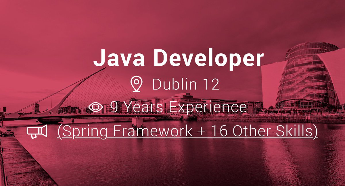 RubyJobsIreland's tweet image. NEW: #Java Developer with 9yrs exp based in #Dublin 12 looking for their next career through Mustard.ie bit.ly/2fiyhKj #JavaIreland