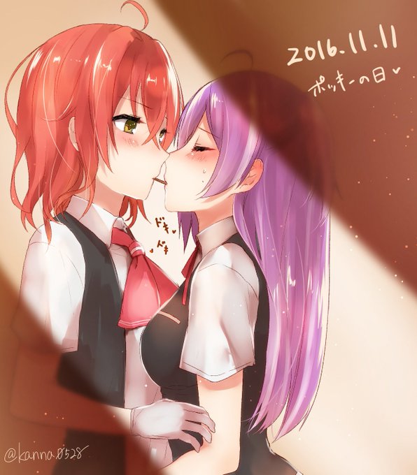 見てはいけないところを見てしまった気がする
#艦これ版深夜の真剣お絵描き60分一本勝負 
#艦これ版真剣お絵描き60分一本勝負_20161111
#ポッキーの日 