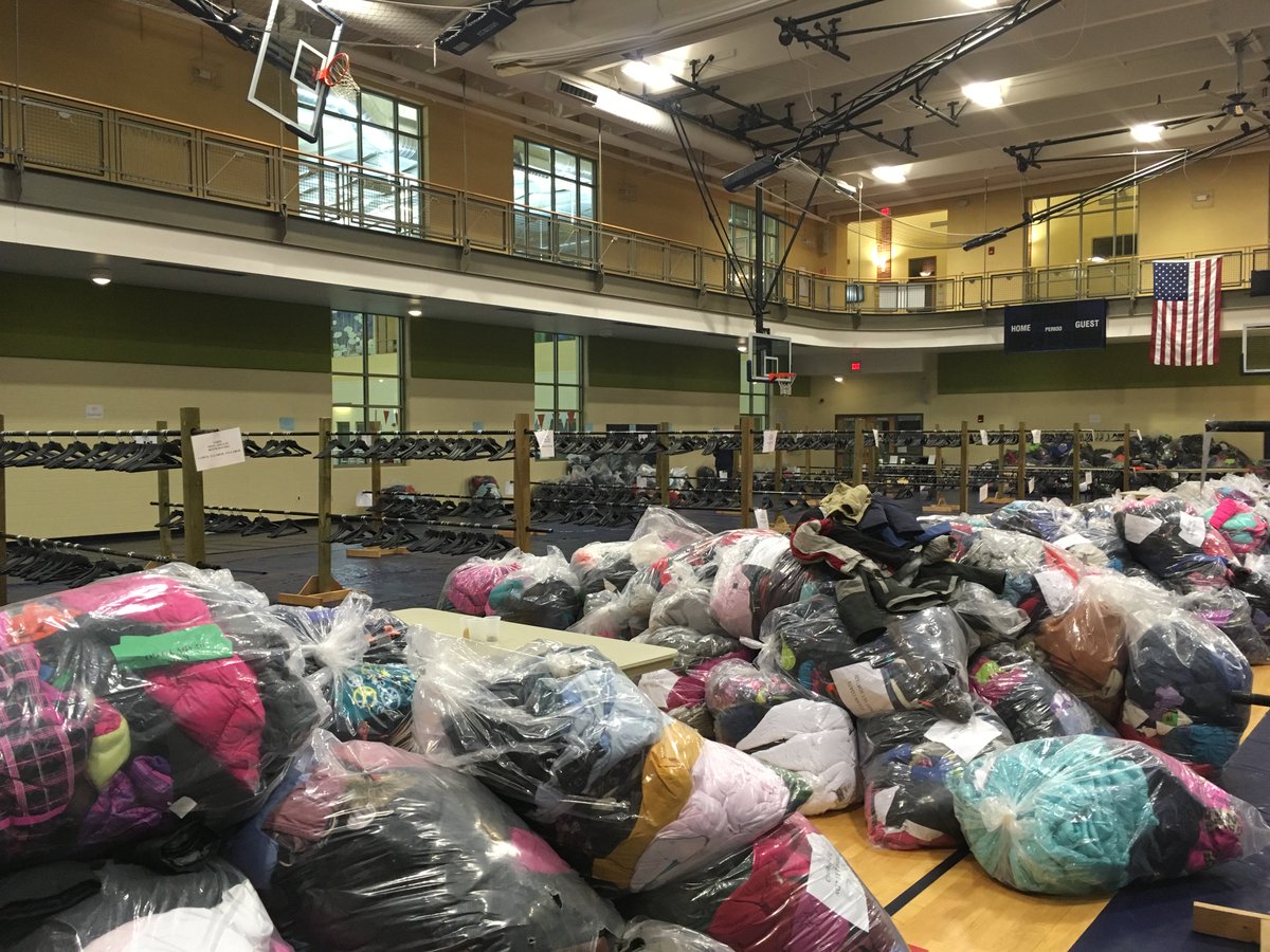 Today volunteers with <a href="/SAGREENBAY/">SAGREENBAY</a> will sort thousands of coats at <a href="/GBKroc/">Green Bay Kroc</a> to give to families in need during #CoatsforKids distribution.