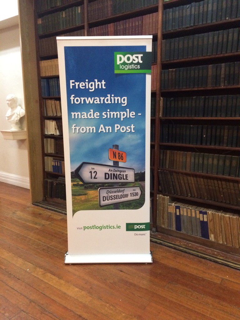 Postvox's tweet photo. On show at the RDS Rolling out #PostLogistics at #ismeconf16 https://t.co/TkpRvGWIb7
