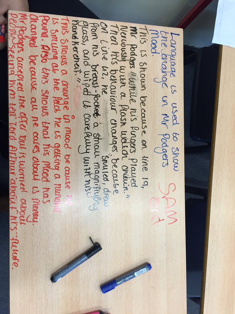 GSHS_English's tweet image. Edited and improved work from Yr11 set 4 from Sam Ord! 👍🏻 #PEA #English #GCSE