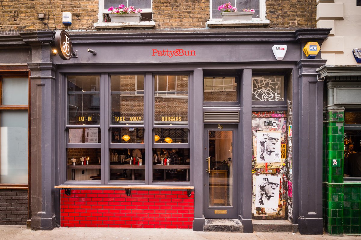 pattyandbunjoe's tweet photo. Our Redchurch Street branch re-opens TODAY a 12.30! 50% off food for a whole week!!! https://t.co/4Lm21mzawj