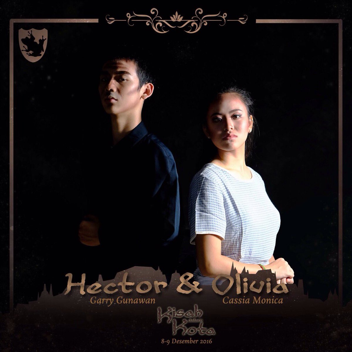 •Hector &amp; Olivia•
Pementasan ke-47 "Kisah dalam Kota" | 8-9 Desember 2016 | 18.00 WIB | Function Hall UMN | CP: 085668807736