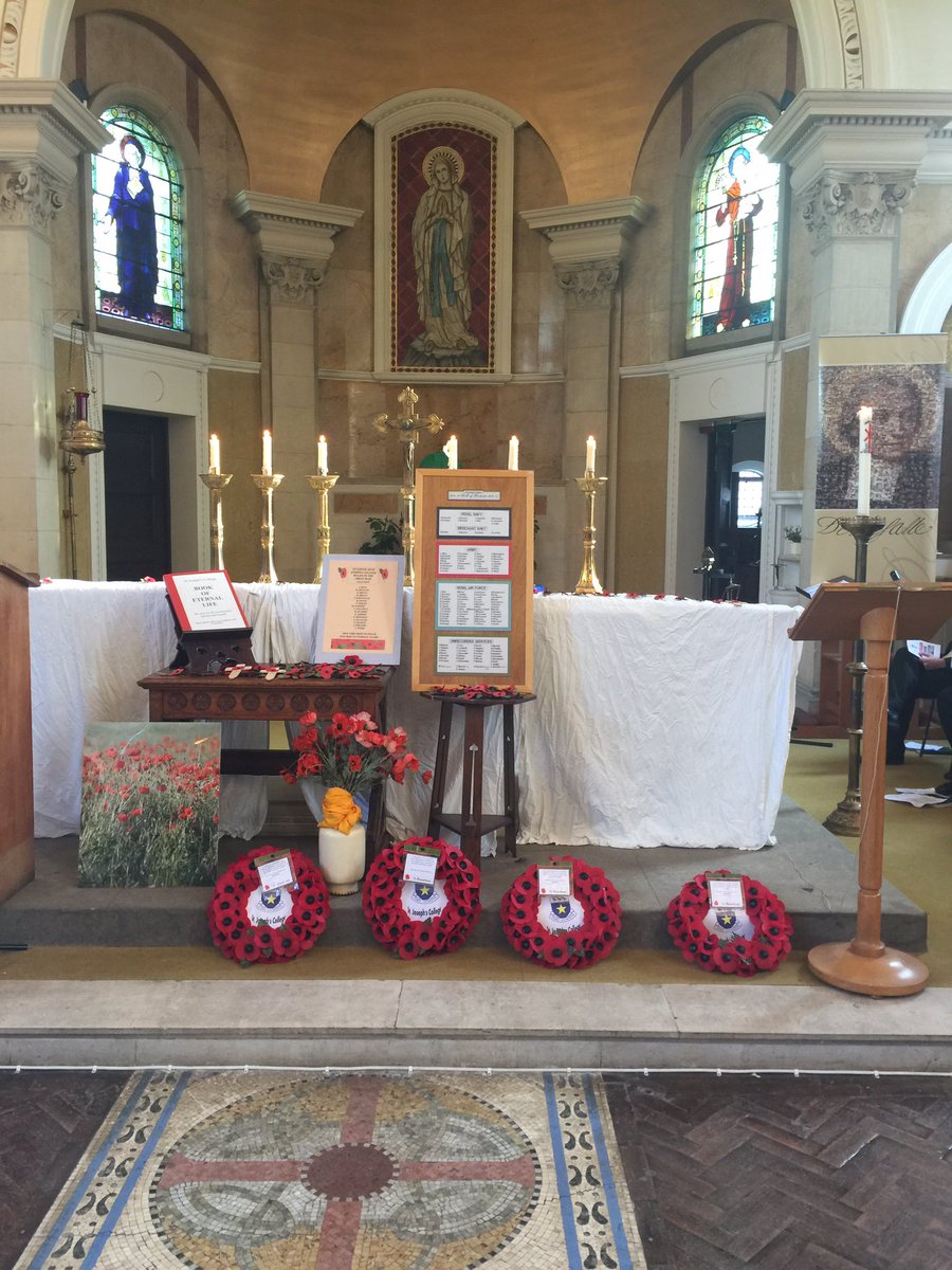 St_Josephs's tweet image. St Joseph's remember the fallen in our Old Josephians Service of Remembrance today.