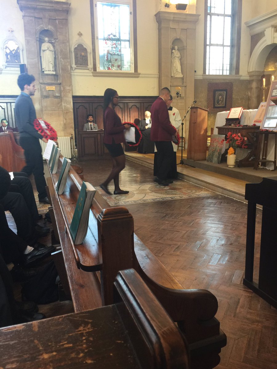 St_Josephs's tweet image. St Joseph's remember the fallen in our Old Josephians Service of Remembrance today.