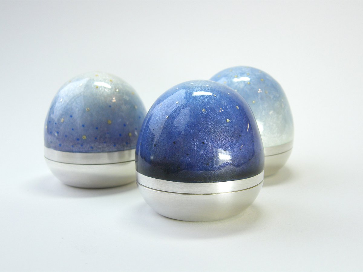 Lovely new keepsake boxes #silver #enamel #keepsakes