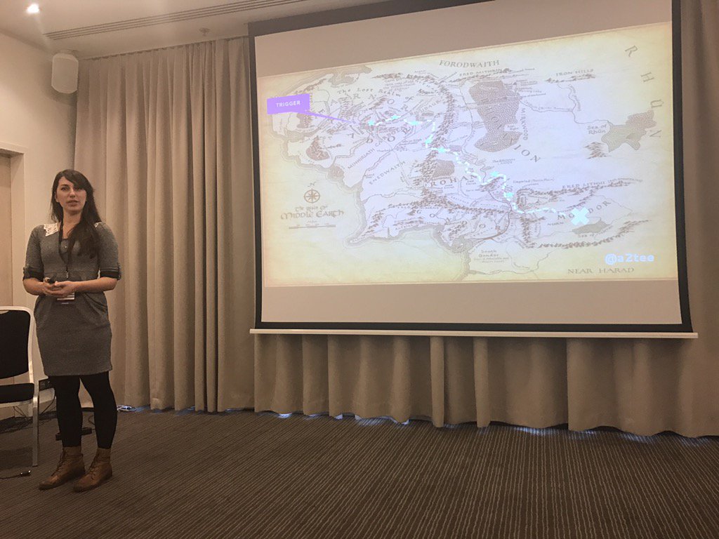 RasKrzysztof's tweet photo. @a2tee on creating Xperience maps. And journeys like Frodo's . #pdd16 https://t.co/HiPiKj2CJi