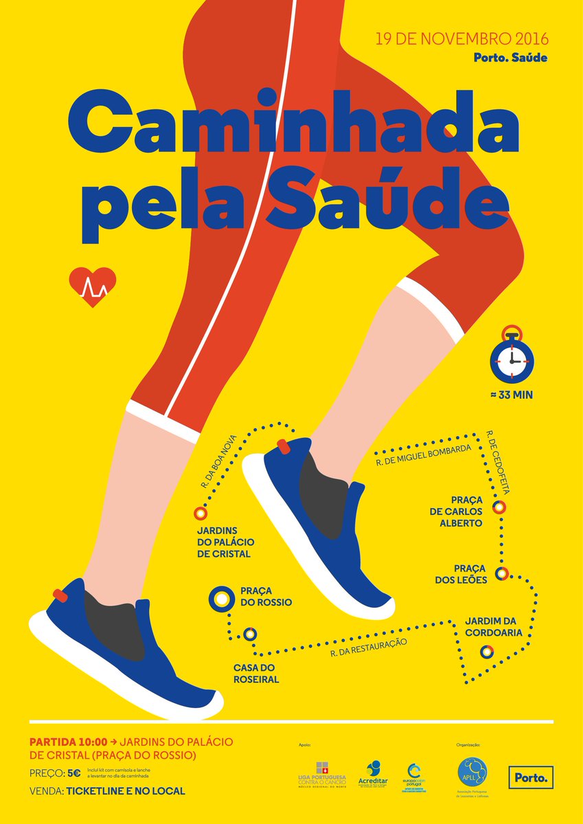 APLL_2016's tweet image. Dia 19 de novembro pelas 10h, junte-se a nós a caminhar pela baixa do Porto! Todos os fundos angariados revertem para fins solidários