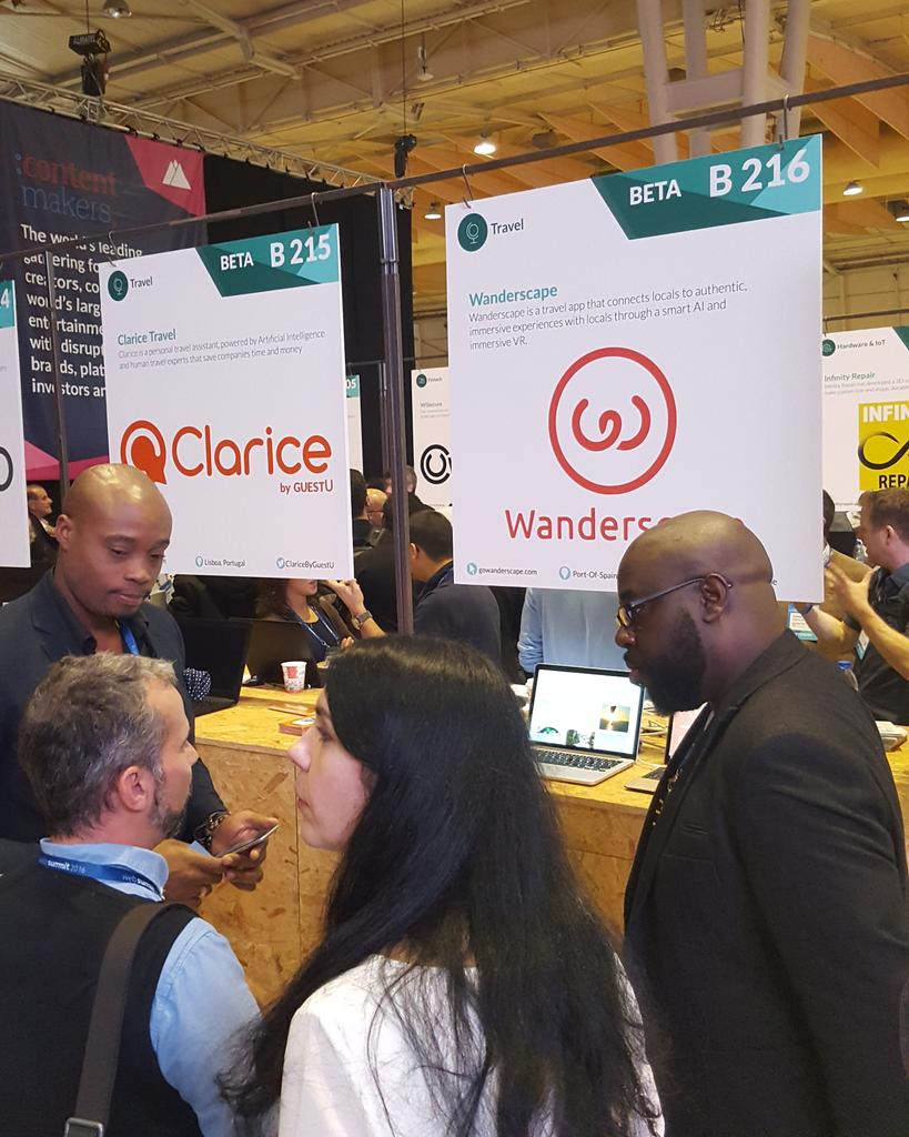Our fellow #PitchIt alumni promoting #Wanderscape #WebSummit2016 #Portugal #TechStartups #techrevolution