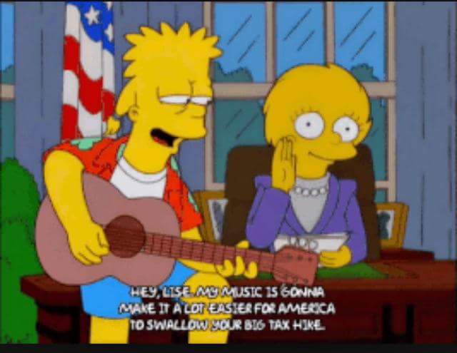 tuiterdepabloko's tweet photo. Ojalá que Bart sea ministro de la buena onda #LisaSimpsonForPresident https://t.co/RG29Pg1fDS