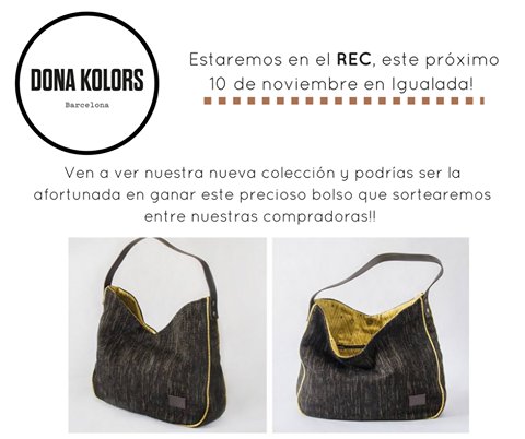 Avui és el <a href="/RECstores/">REC.0</a> i <a href="/DonaKolors/">Dona Kolors</a> hi seran per mostrar la seva nova col·lecció. A més, qui compri pot guanyar una preciosa bossa!