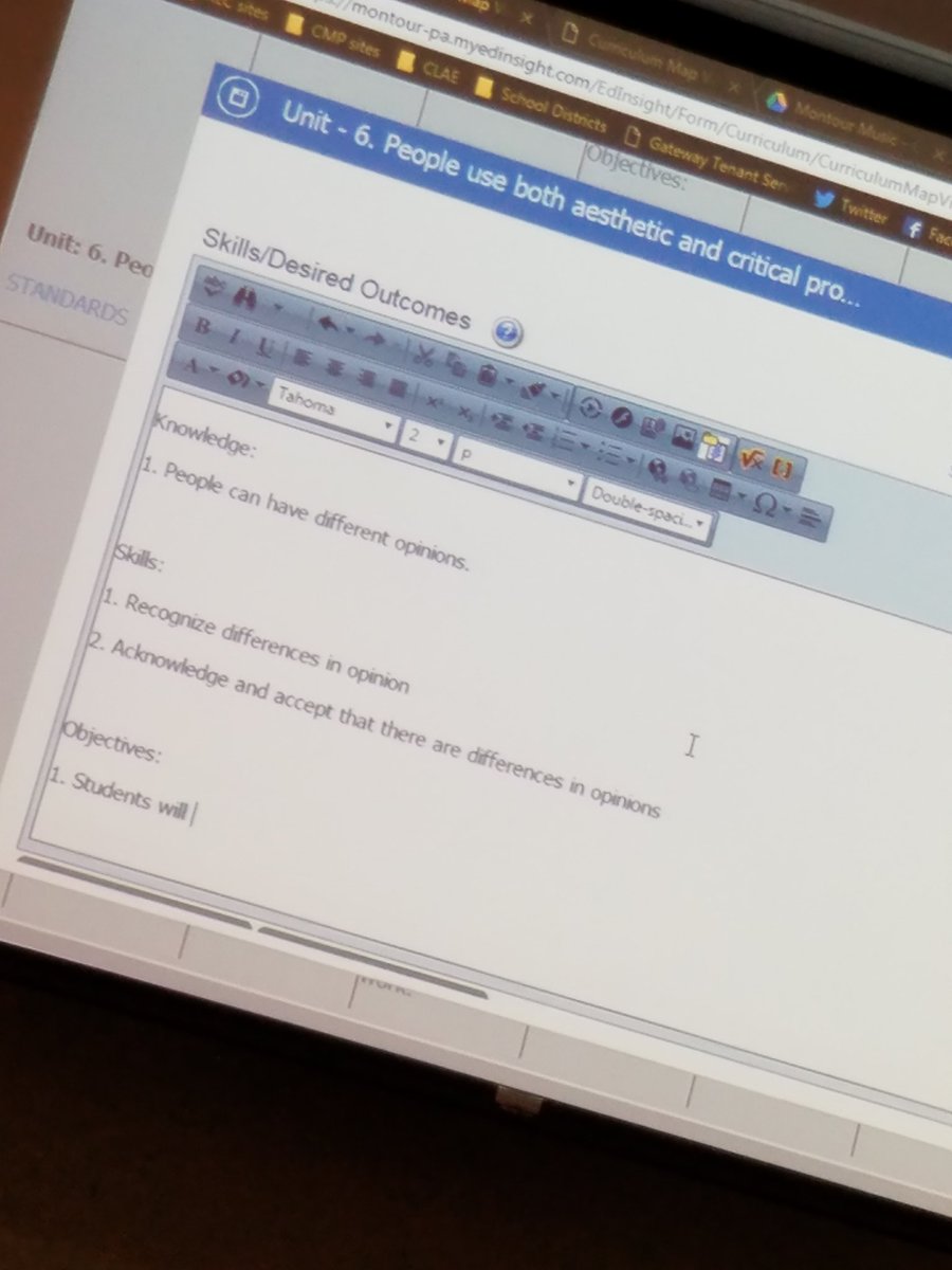 vruth9's tweet image. #curriculumwriting #opinionswelcome #MontourProud @ArtsEdCollab @MontourHSBands @DEWSpartanBand @MontourHSChoirs #loveandbeloved