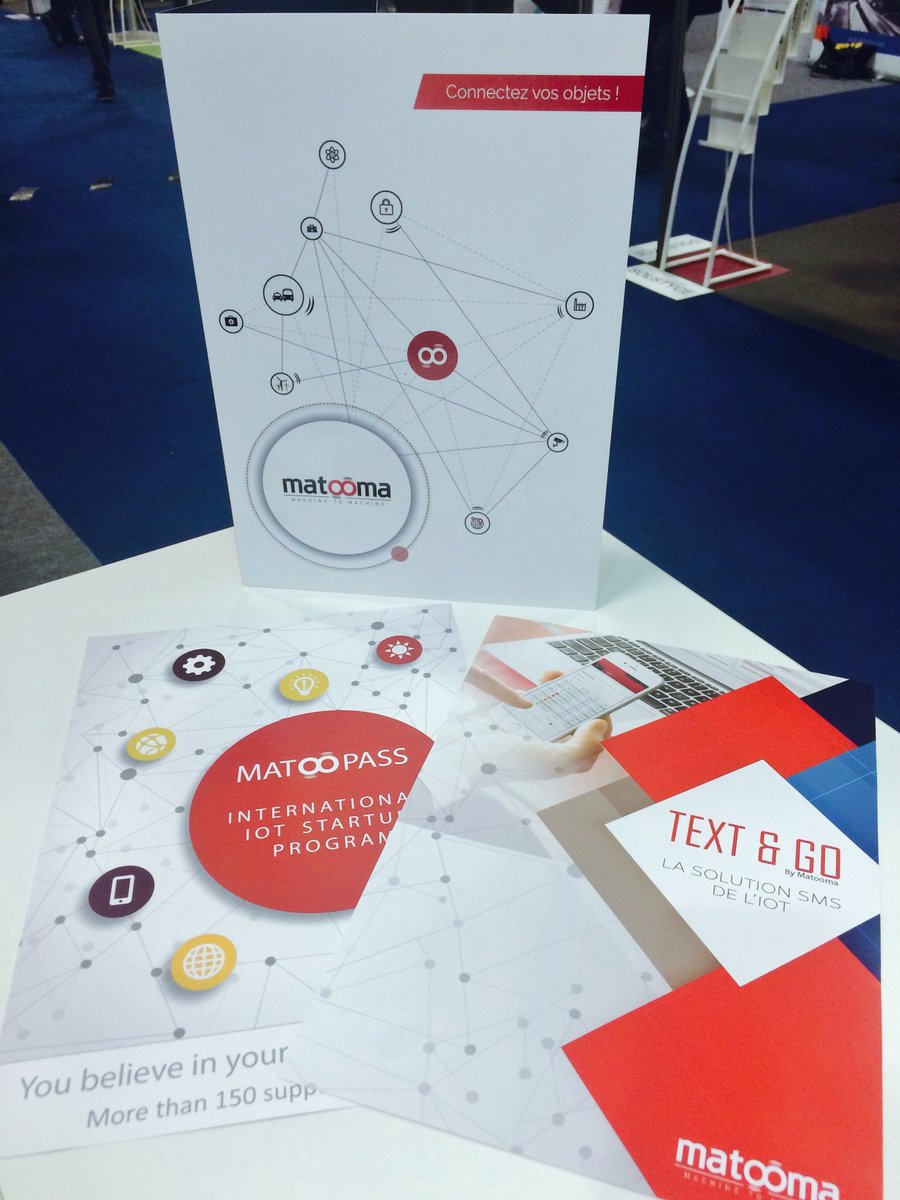 MatoomaM2M's tweet photo. Plus que qq heures pour découvrir nos solutions #IoT : cartes #SIM #M2M, offre #SMS Text&amp;Go &amp; programme d'accompagnement #startup #MatooPass https://t.co/oVrmIDhlKt