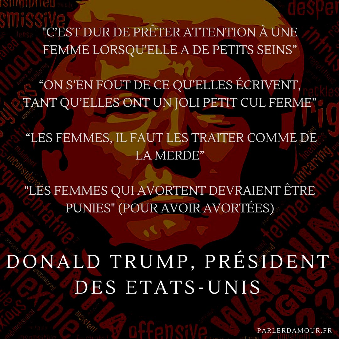 parlerdamourfr's tweet photo. #TrumpPresident  #Trump #Trump2016 #Electionamericaine #Presidentielleamericaine #Misogynie #americanhorrorstory https://t.co/L1Yw4I8tfL