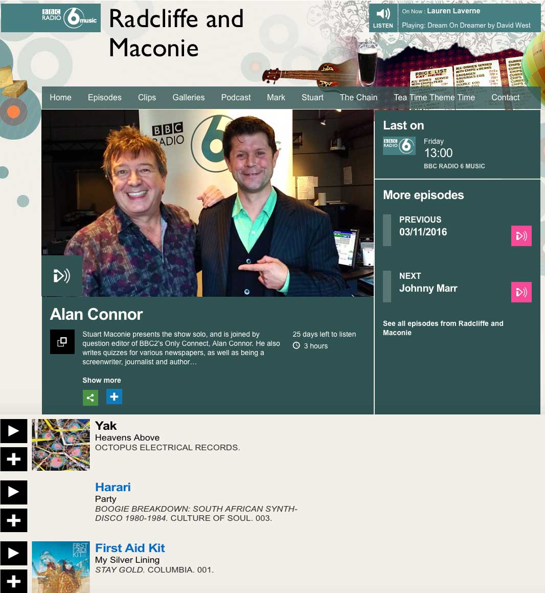 RapAndSoulPromo's tweet photo. Thanks to @stuartmaconie for partying with #Harari from the #BoogieBreakdown, South African Synth Disco comp on @BBC6Music
#RapAndSoulPromo https://t.co/iPJX5agU8L