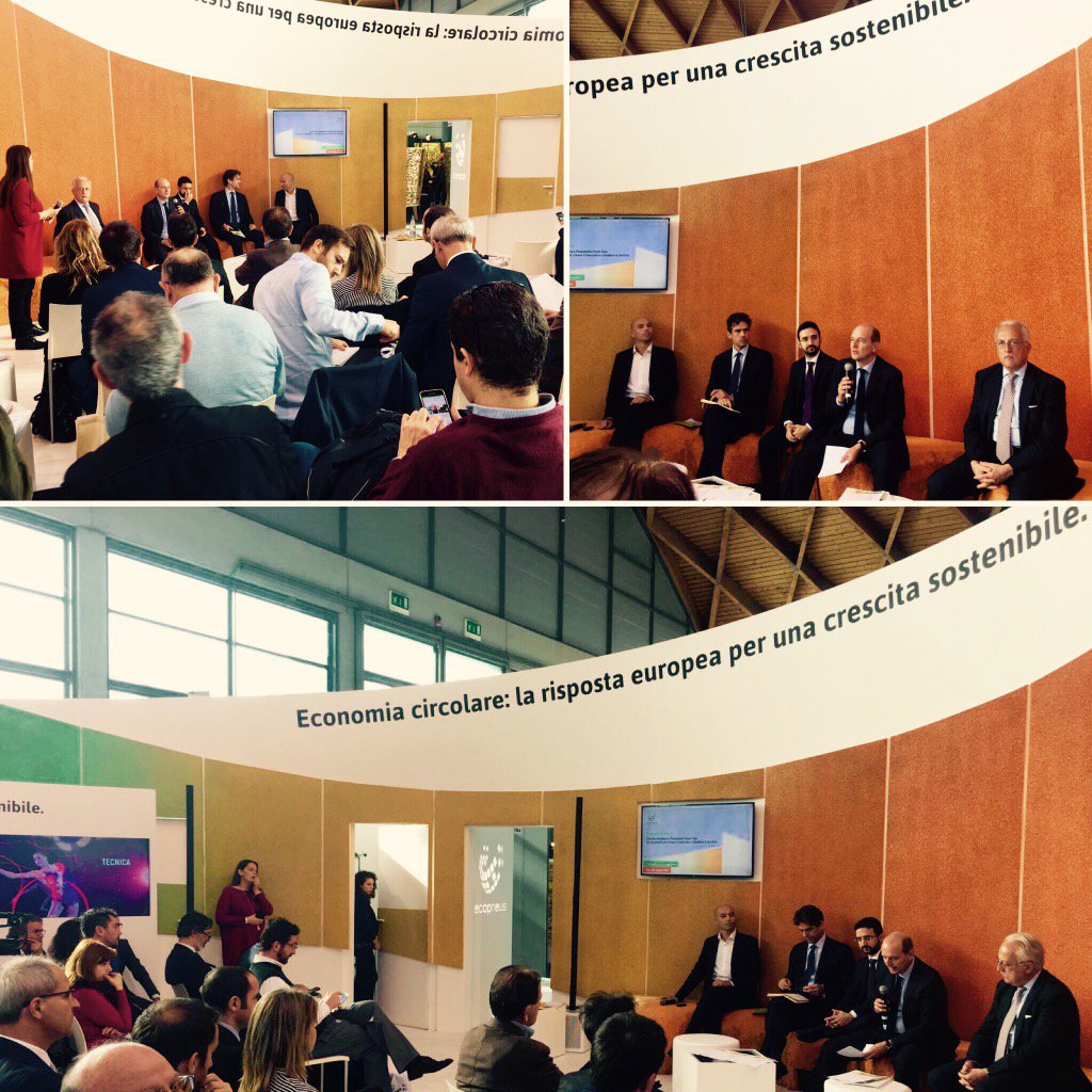 elenatasca86's tweet photo. In diretta da #ecomondo2016 . Economia circolare e PFU @codiceAmbiente #ecopneus https://t.co/eaaB7fvGdM