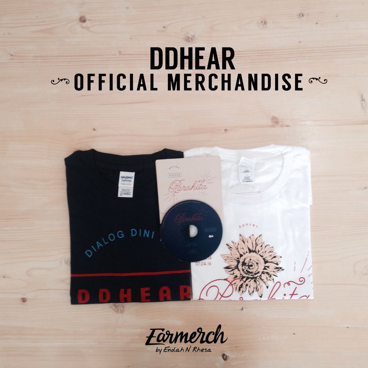 endahNrhesa's tweet photo. Official merchandise #DDHEAR bisa kamu dapatkan di booth @earMerch saat Urban Gigs hari Sabtu, 12 November 2016 Hotel Kartika Plaza, Bali https://t.co/VVqgyqGmTf
