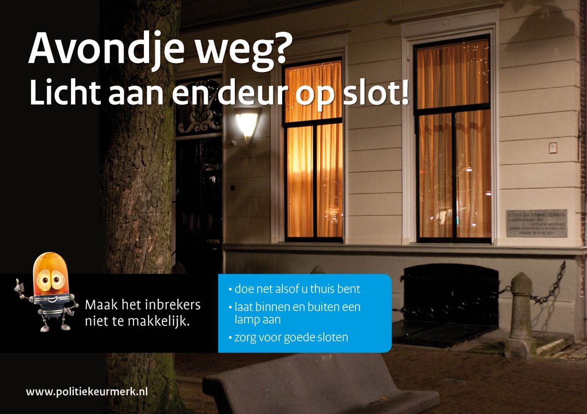 HetCCV's tweet photo. In de donkere dagen stijgt het aantal woninginbraken t.o.v. de zomermaanden. Voorkom inbraak met deze preventietips https://t.co/77stlvvKWu https://t.co/c6wtDT0XQO
