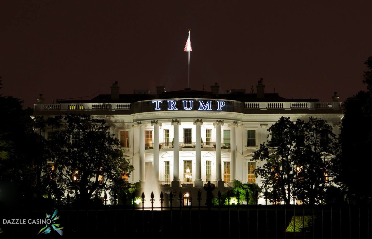 DazzleCasino's tweet photo. House of Trump 2017 #Trump #DonaldTrump #President https://t.co/BH423tWFps