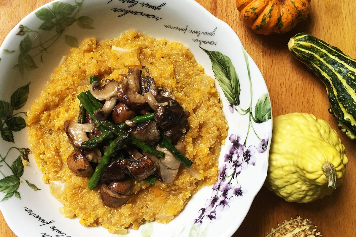 Prepara conmigo este increíble Quinotto de calabaza y setas vegano -->
thegreenfuel.com/2016/10/27/qui…
