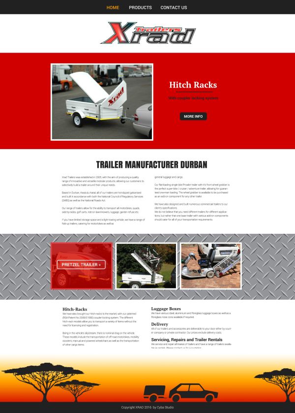 cybastudio's tweet image. New web project: xrad.co.za