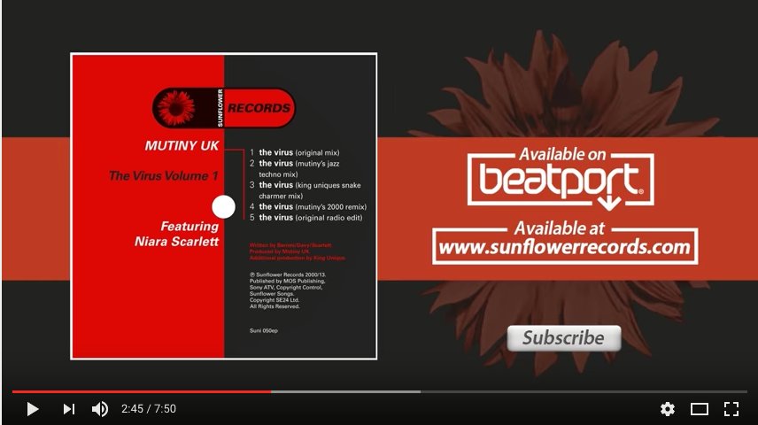 youtube.com/watch?v=8wBU7m… Classic <a href="/mutinyuk/">MUTINY</a> with remix by <a href="/kingunique/">King Unique</a> did great things first time around grabbing Mutiny a Top 40 X