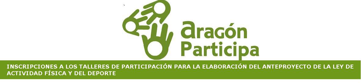 Abierto plazo Talleres participativos #LeyDeporteAragon noviembre 2016 encuestafacil.com/RespWeb/Cuesti…