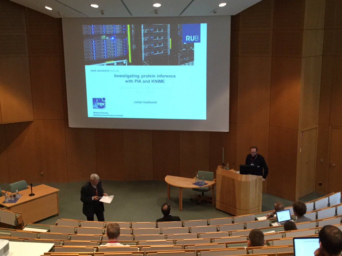 denbiOffice's tweet photo. #BioInfra.prot joins the @denbiOffice #denbi Symposium including talks about #proteomics and @knime @ruhrunibochum https://t.co/fDoxrcP0BJ