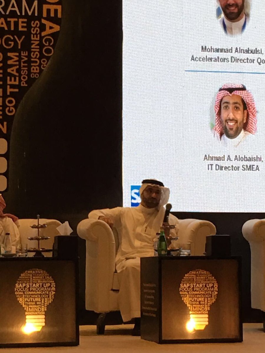 qotufksa's tweet photo. @MohannadNabulsi @SAPMENAيناقش التحديات والفرص للمشاريع التقنية في المملكة واقدام الشباب على البدا في مشروعه #SFPForum #الرياض https://t.co/earj4d16g3