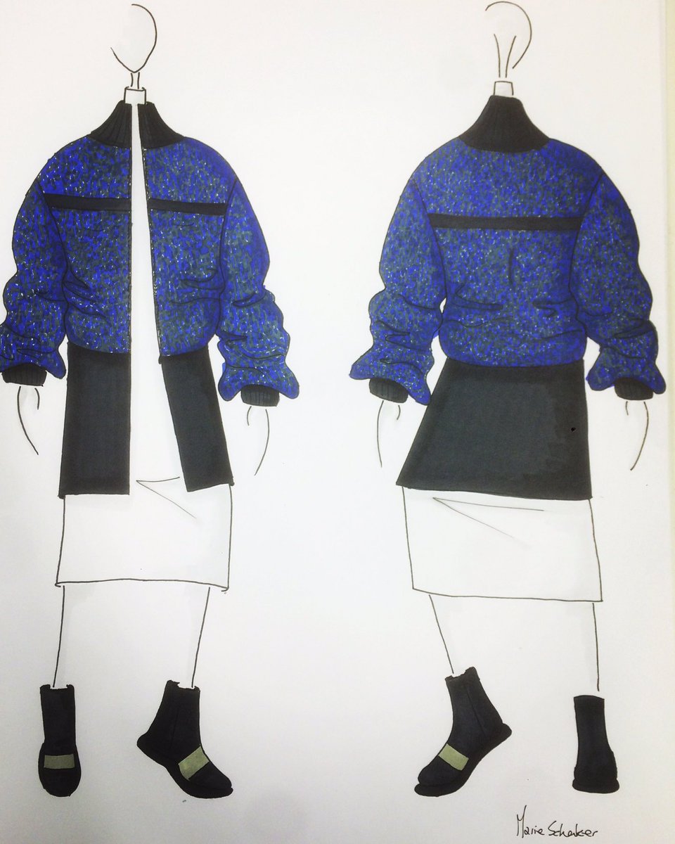 SchenkerMarie's tweet photo. ❄️#hiver #veste #croquisdemode #croquis #vêtements #mode #dessins #art #formation #lainage #froid #2017 #manteau #large #oversize #androgyne https://t.co/OwUWPCvLw5