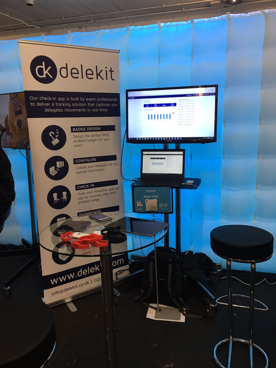 delekit_uk's tweet photo. We're at Event Tech Live #ETL16. Come say hello! Stand LP20 in the Launchpad area. https://t.co/HBvKzQejvo
