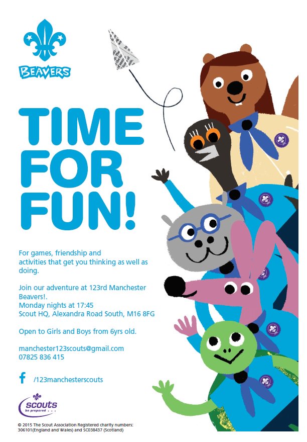 chorltonscouts's tweet photo. Hey @Rolls_Crescent we're your local Beaver Group! we've got spaces for girls and boys aged 5 3/4-8 to join! manchester123scouts@gmail.com https://t.co/6qTSGeKpPG