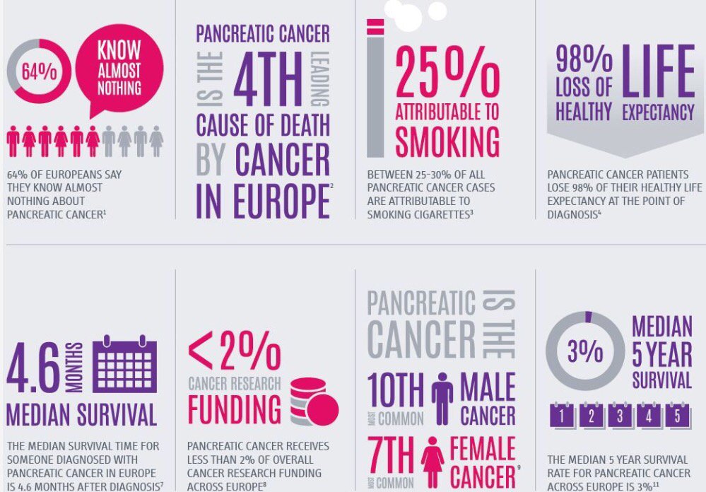 Few facts about #Pancreatic #cancer from @my_ueg @EU_Commission @EU_Health #publichealth pancreaticcancereurope.eu/news-calendar/…