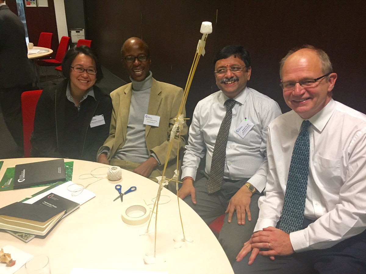 RAEngGlobal's tweet photo. The marshmallow challenge winners @ThinkUp_ #VP2016 @UCLEngineering https://t.co/VWrmcGbbBa