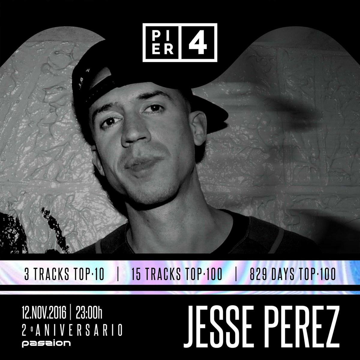 3 tracks TOP 10 mundial, 15 TOP 100 mundial, 829 días en TOPs... Jesse Perez es una verdadera bomba! ¡Ultimas anticipadas a la venta!