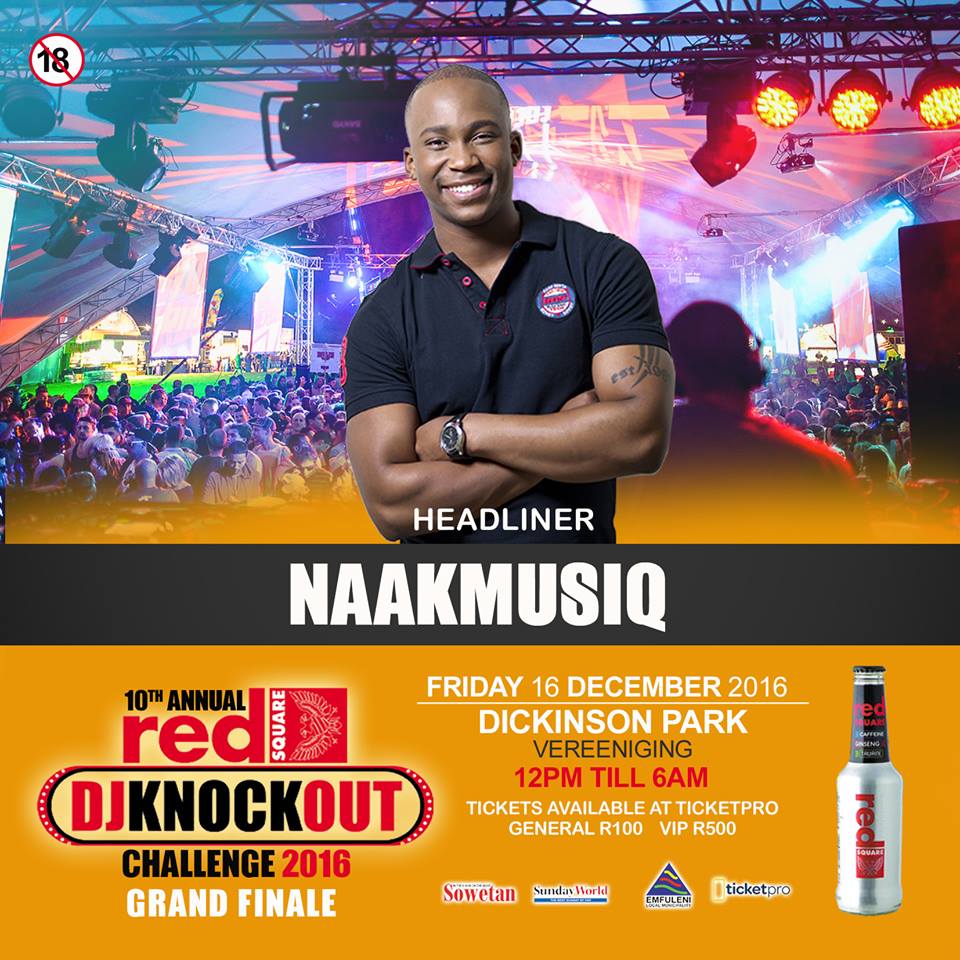 Yfm's tweet photo. Get ready 2 Dance Till you Drop! @NaakMusiQ will be rocking The 10thAnnual @djknockoutsa challenge 2016! Tickets @TicketProSA https://t.co/hET1v89pAe