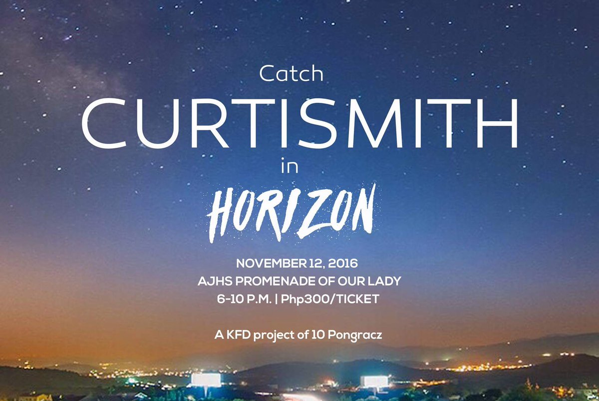 HORIZONPZ's tweet photo. Please be informed that Curtismith WILL be performing! So please stop the rumours ty. https://t.co/0G9ePRyDyX