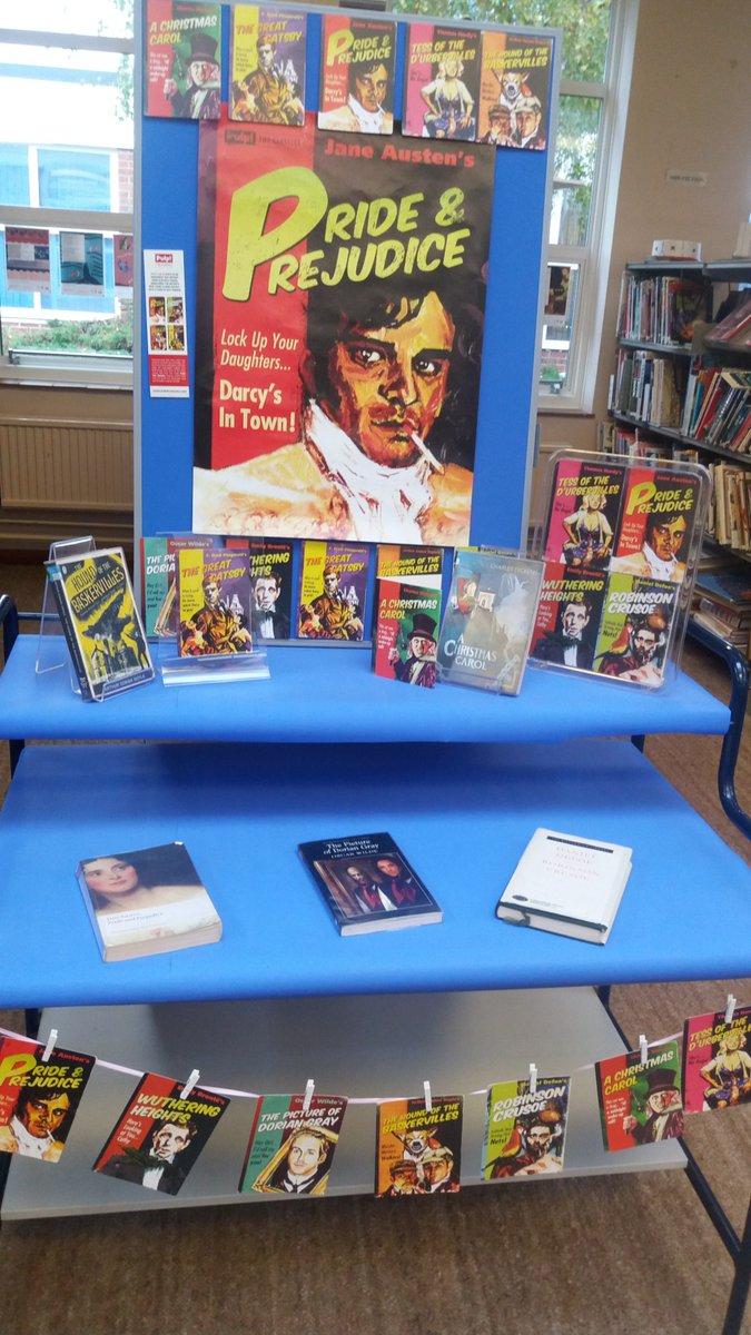 PiggottLibrary's tweet image. I am really pleased with my new Pulp the Classics display!