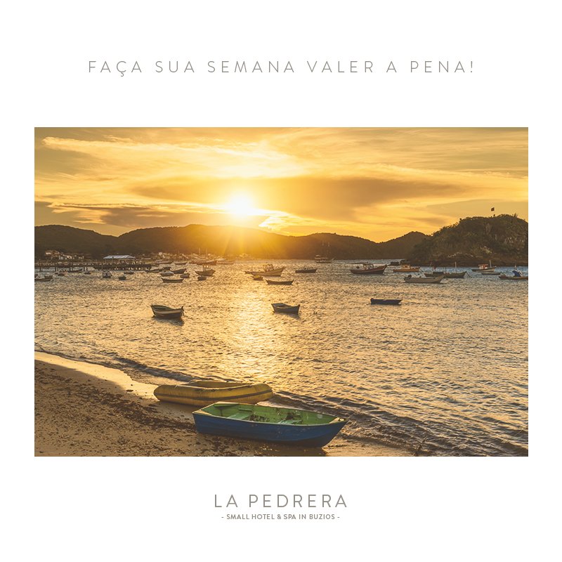Que a sua semana seja cheia de oportunidades!