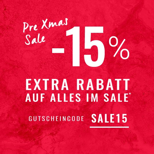 PRE XMAS SALE bei CenterCourt.de - Sichere dir 15% Extra-Rabatt auf unsere bereits stark reduzierten Sale-Artikel! CenterCourt.de