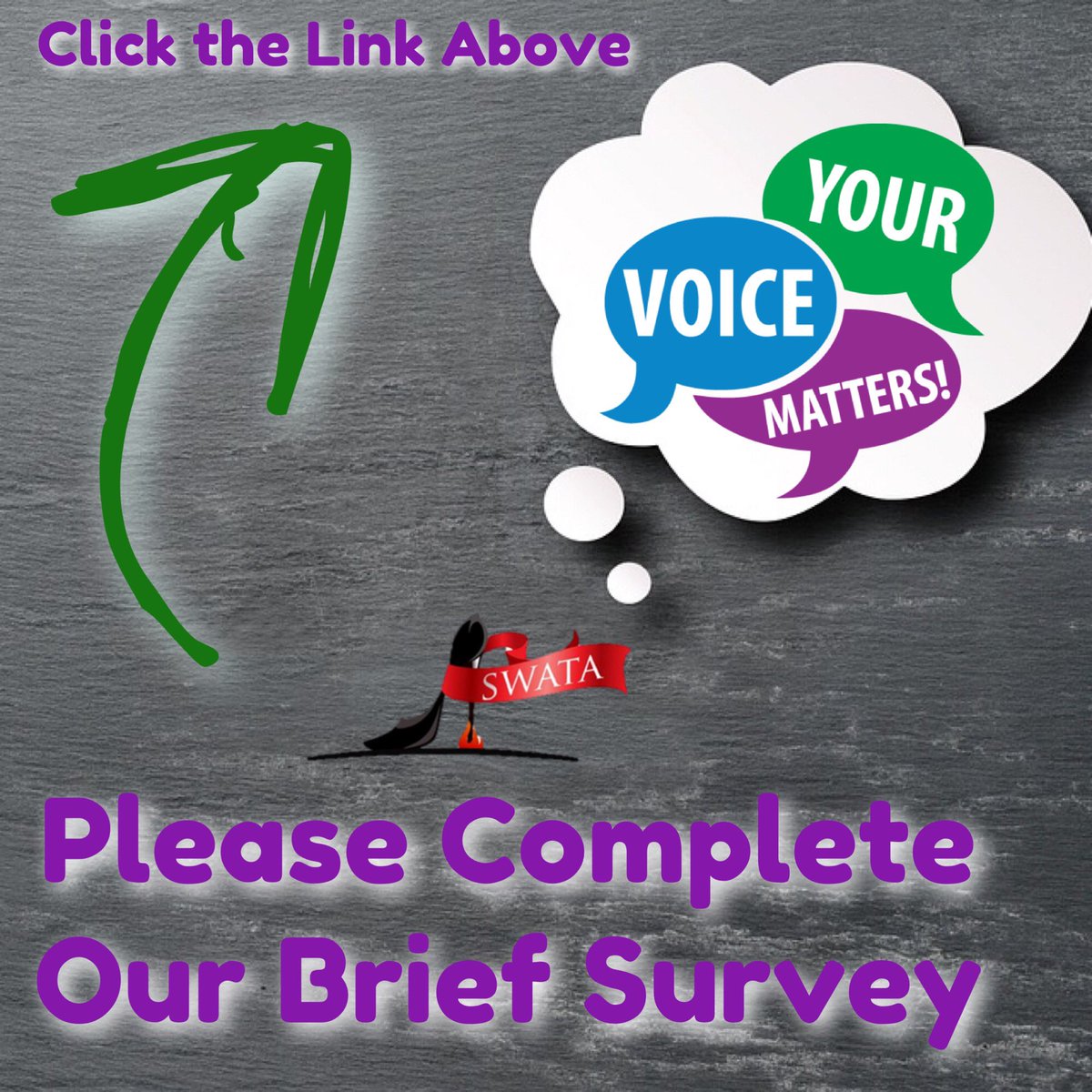 PLEASE COMPLETE and RT: SWATA...we need your help! Please click the link to complete our brief survey! THANKS!!!  goo.gl/forms/zcBqNRaT…