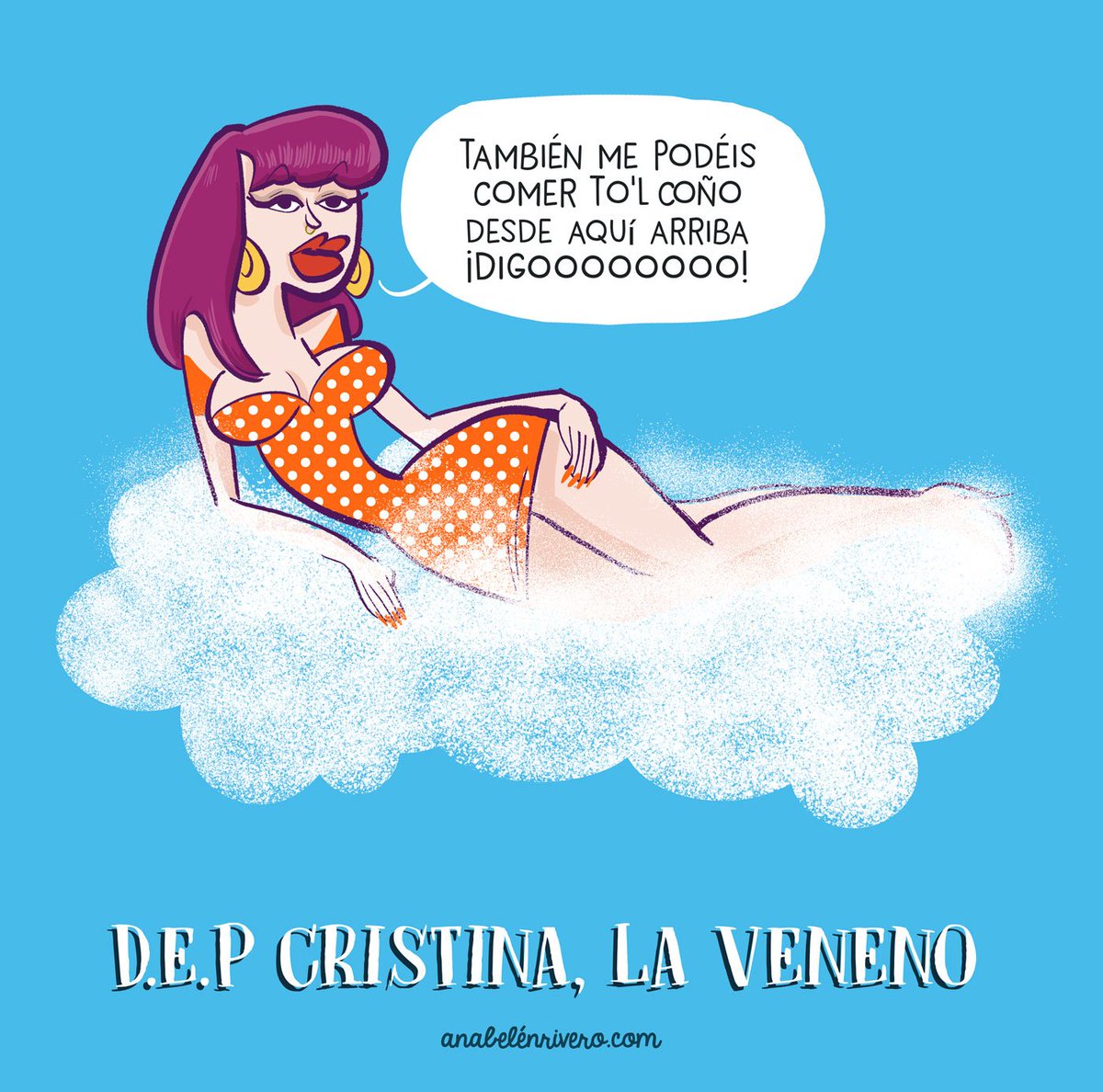 Mi homenaje a esa DIOSA, VALIENTE, DESLENGUADA Y DIVERTÍDISIMA: Cristina, La Veneno #DEPLaVeneno