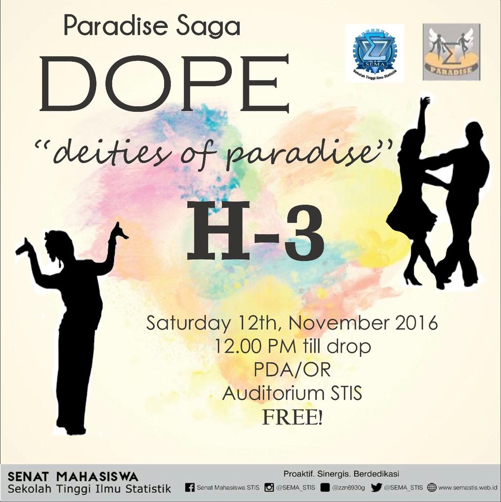 ParadiseSTIS's tweet image. H-3🔥