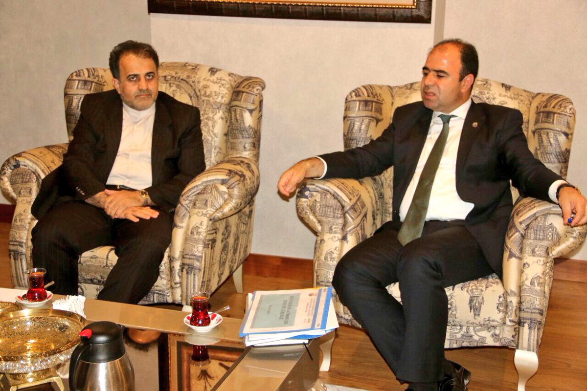 D8org's tweet photo. #D8SG Mousavi visited Mayor of Şanlıurfa, Mr. Çiftçi, and discussed how they can enhance cooperation among municipalities of #D8Countries https://t.co/WIHudW1aP8