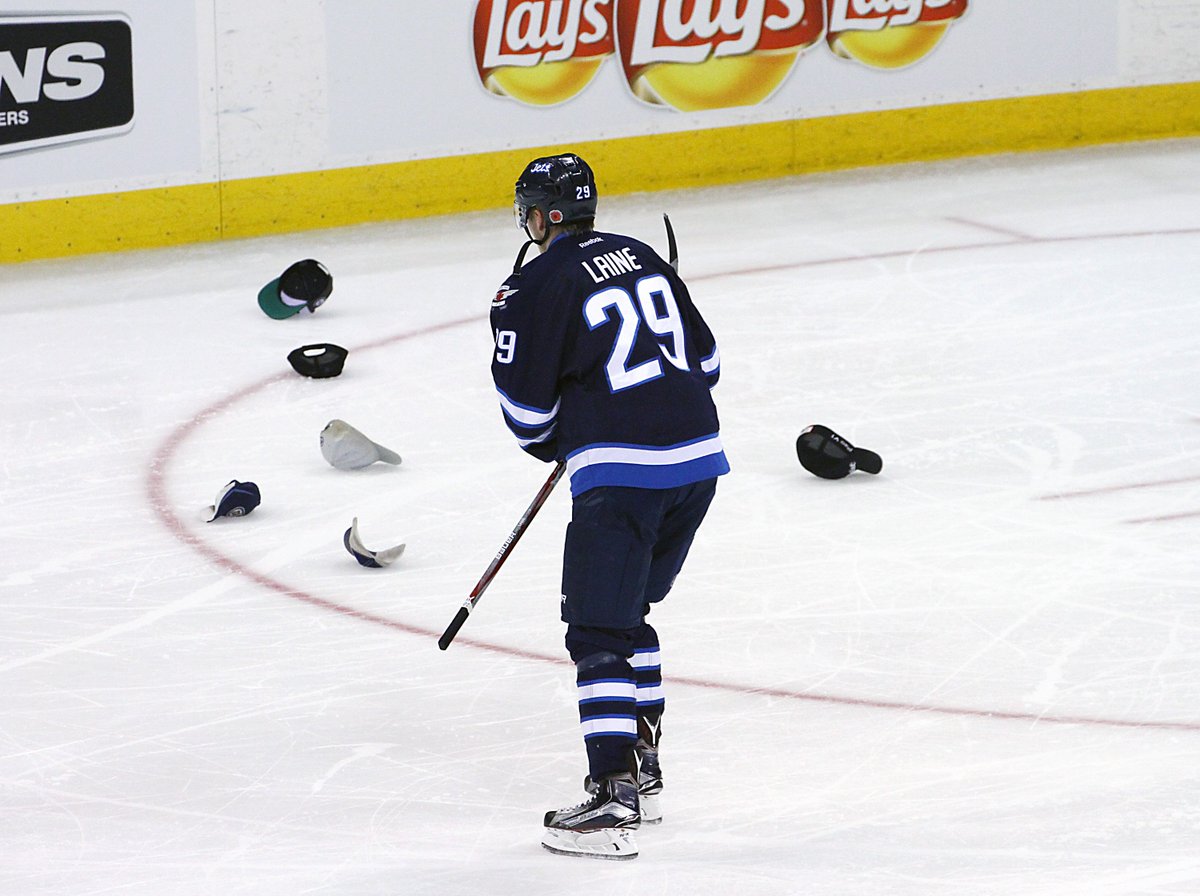 The kid with the hats leads the League with 11 goals.