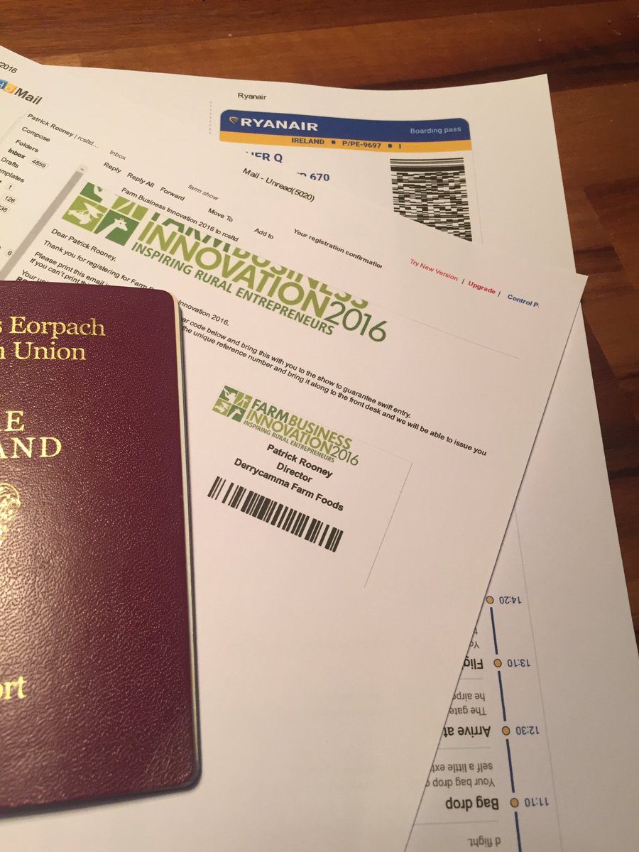 DerrycammaFarm's tweet photo. Heading to #LEAFconf16 to see what's new in farming sustainability @OriginGreen #Sustainability https://t.co/s6LsSz1h6U