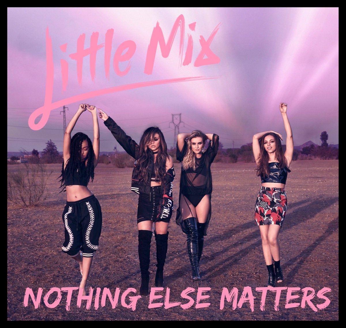 LittleMix's tweet photo. Don't say we don't love you! ❤️ We're giving you yet ANOTHER track from #GloryDays on Friday! #NothingElseMatters will be ALL yours! https://t.co/3AtL5H19iQ