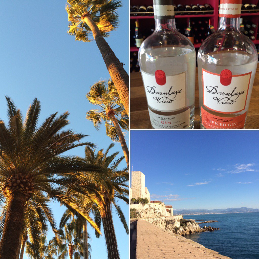 Palm trees, blue seas and gin! #gintonic #southoffrancetour